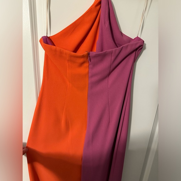 Wonderment 2 Trina Turk halter color block jumpsuit. - Picture 5 of 6